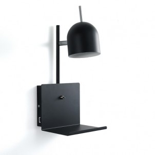 Lampada Applique A Muro "NIO EVO BLACK"